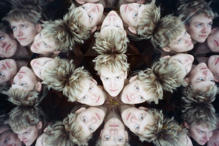 Kaleidoscope effect of Marley McDonald's face