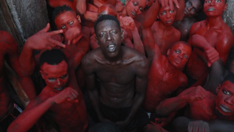 Jail Time Records: Group of young men with red paint on their faces.