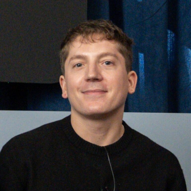 Ryan Lattanzio in a black sweater