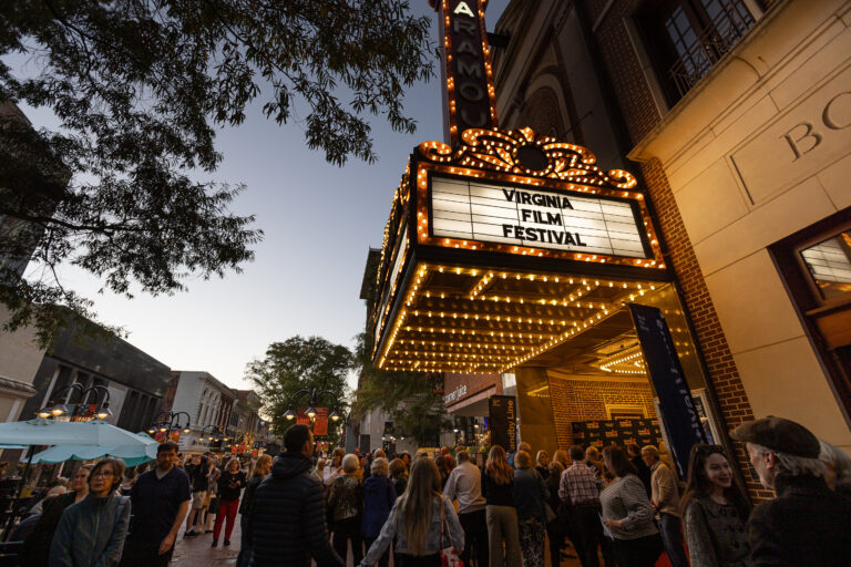 Virginia Film Festival marquee with crowd outside The Paramount Theater
